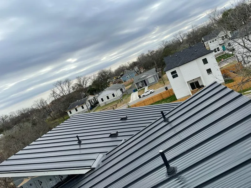 Standing seam metal roof panels with vents for Skylight Repair in Willistown
